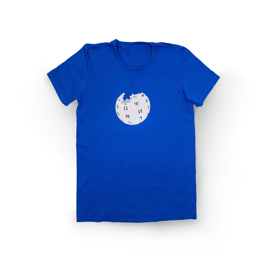 T-shirt “Globo” blu reale (unisex)