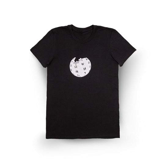 「Globe」ブラック Tシャツ（ユニセックス）
