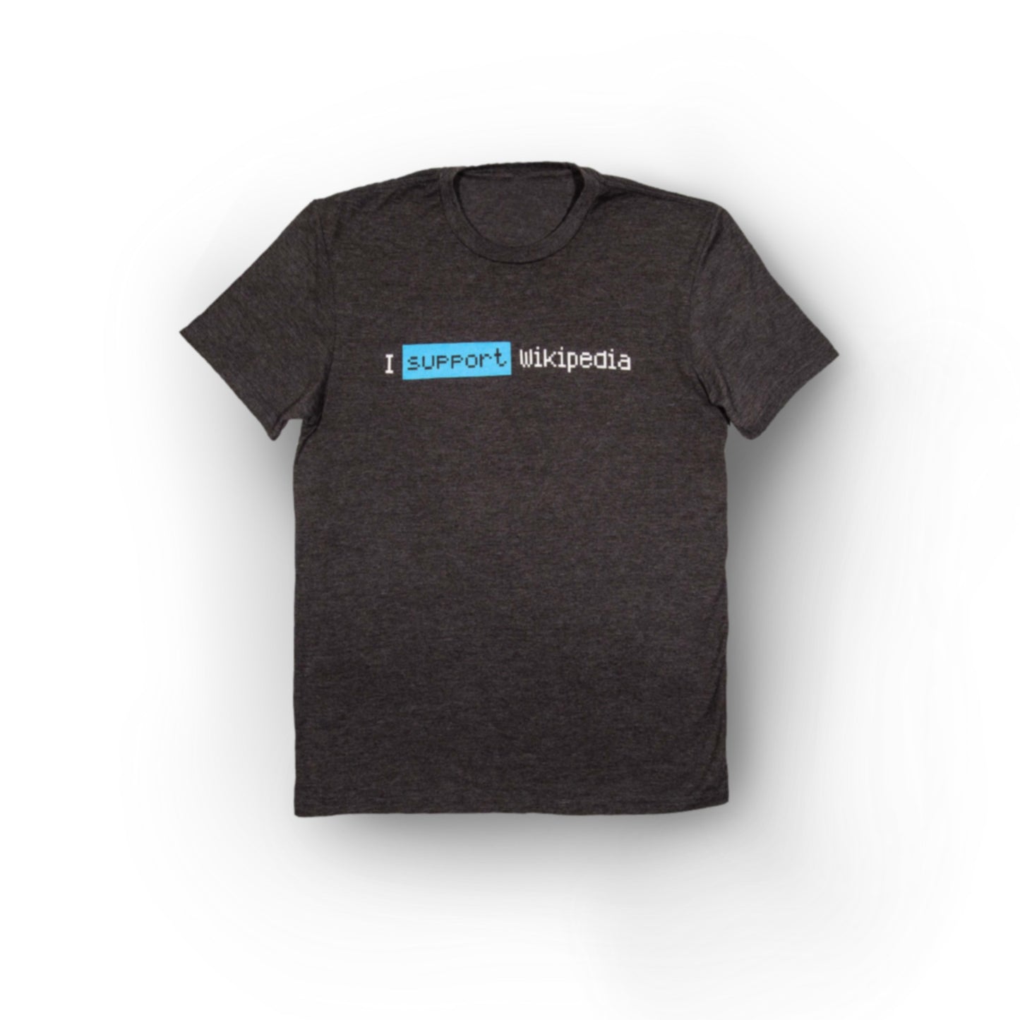 "I support Wikipedia" Box t-shirt Unisex