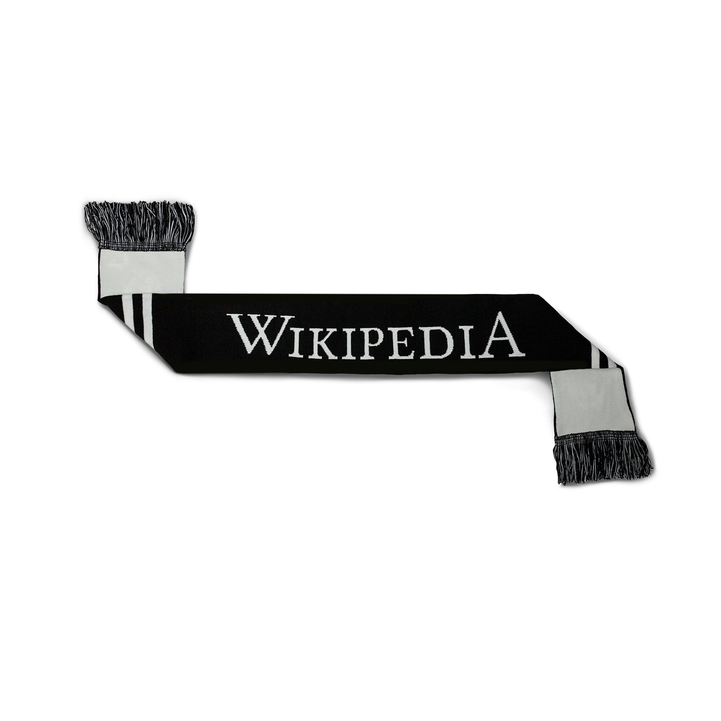 Bufanda negra de "Wikipedia" (unisex)