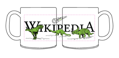 Dinosauro / Tazza di Wikipedia